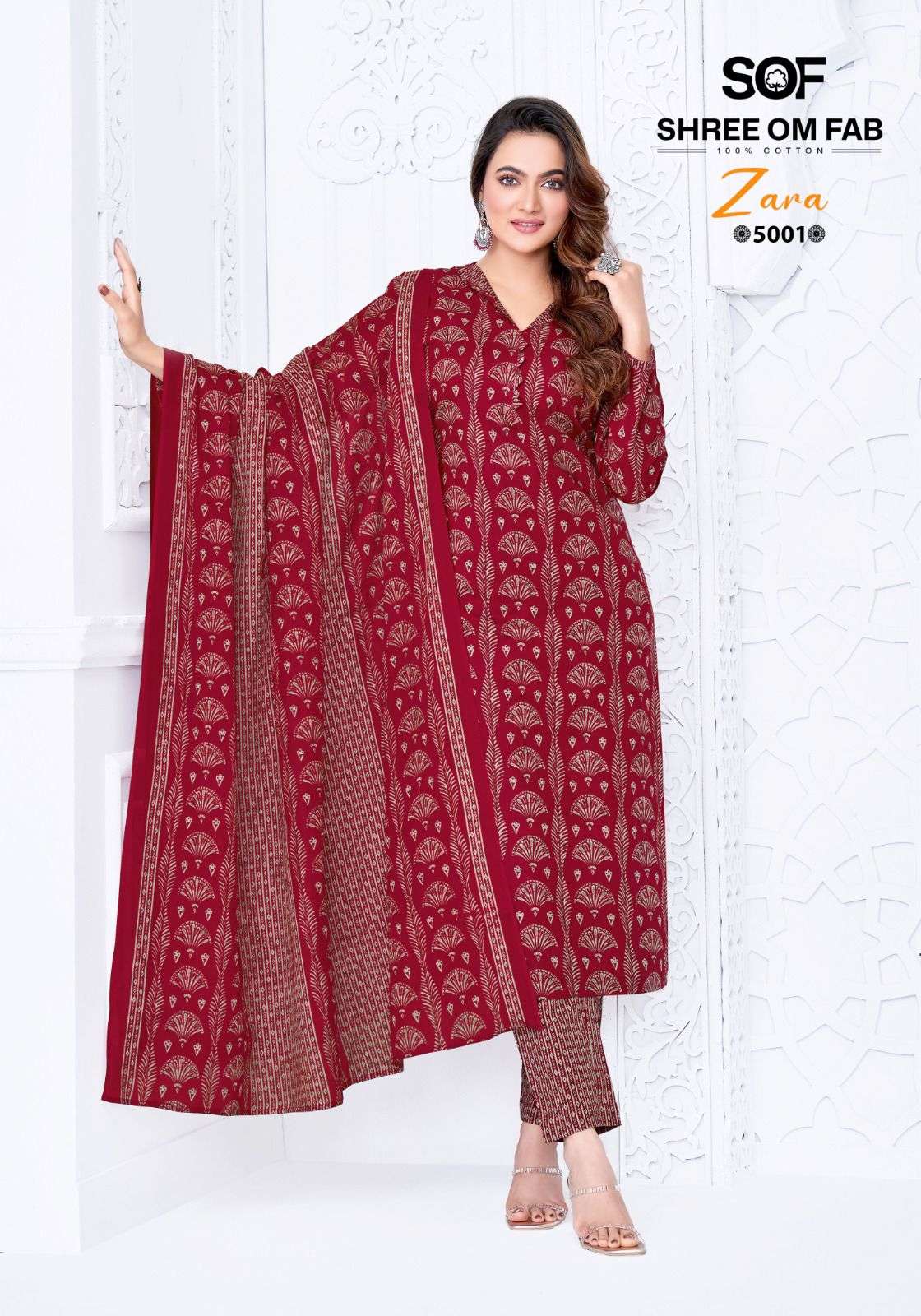 ZARA VOL - 05 OPEN & MODEL PIC BY SHREE OM FAB
